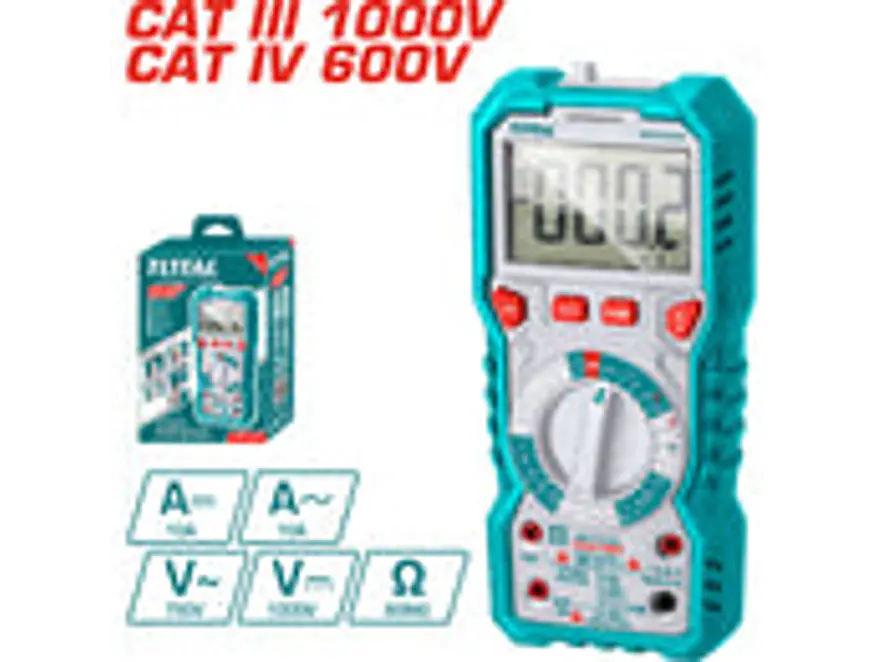 Tester digital 6000 digitos Total TMT47503 - Foto 3 | aztools.co