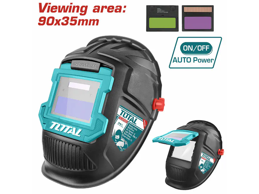 Careta para Soldar Inteligente TOTAL TSP9309 Fotosensible DIN 9-13 - Foto 1 | aztools.co
