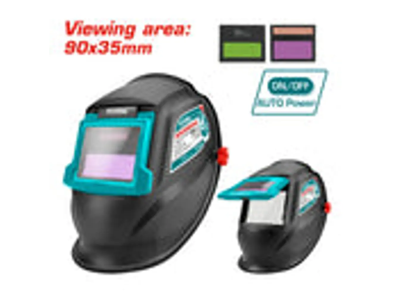 Careta para Soldar Inteligente TOTAL TSP9309 Fotosensible DIN 9-13 - Foto 2 | aztools.co