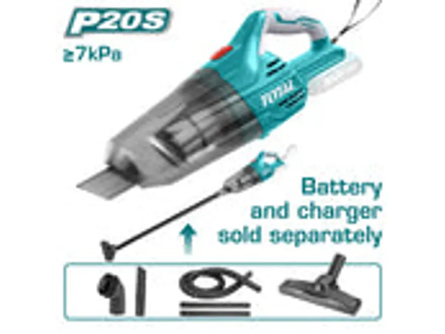 Aspiradora de Mano Inalámbrica 20V TOTAL TVLI2001 (Sin Batería y Cargador) - Foto 2 | aztools.co