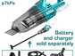 Aspiradora de Mano Inalámbrica 20V TOTAL TVLI2001 (Sin Batería y Cargador) - Miniatura 2 | aztools.co