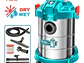 Aspiradora y Sopladora TOTAL UTVC14122 12L 800W Húmedo y Seco Industrial - Miniatura 1 | aztools.co