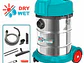Aspiradora y Sopladora Industrial TOTAL UTVC14301 30L 1400W Húmedo y Seco - Miniatura 2 | aztools.co