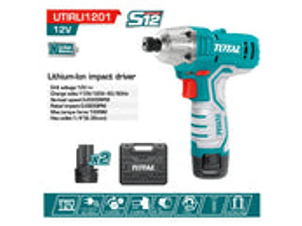 Atornillador de Impacto Inalámbrico 12V TOTAL UTIRLI1201 Industrial 100Nm - Foto 3 | aztools.co