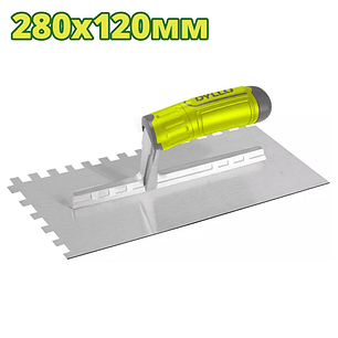 Llana 280 x 120 mm Dentada DYLLU DTPE2912 Mango Plástico