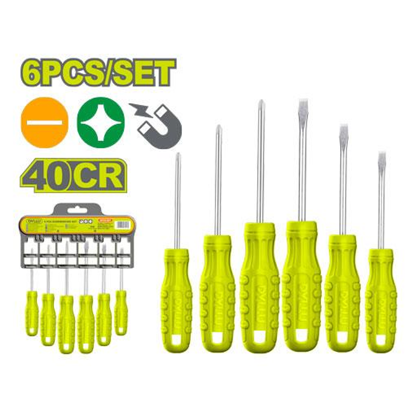 Juego Destornilladores 3/16X4