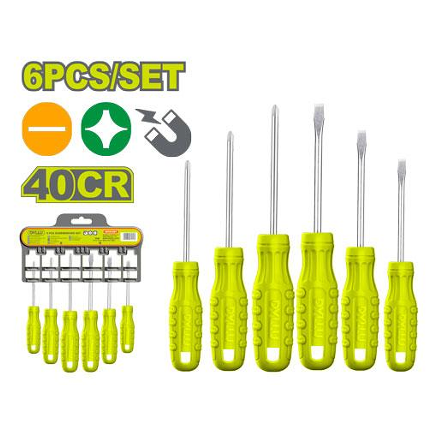 Juego Destornilladores 3/16X4