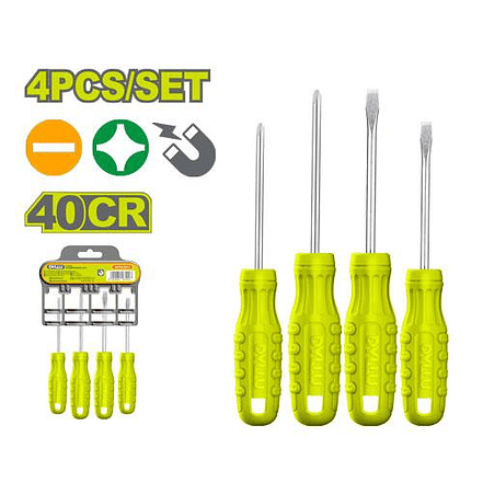 Juego Destornilladores 1/4X4