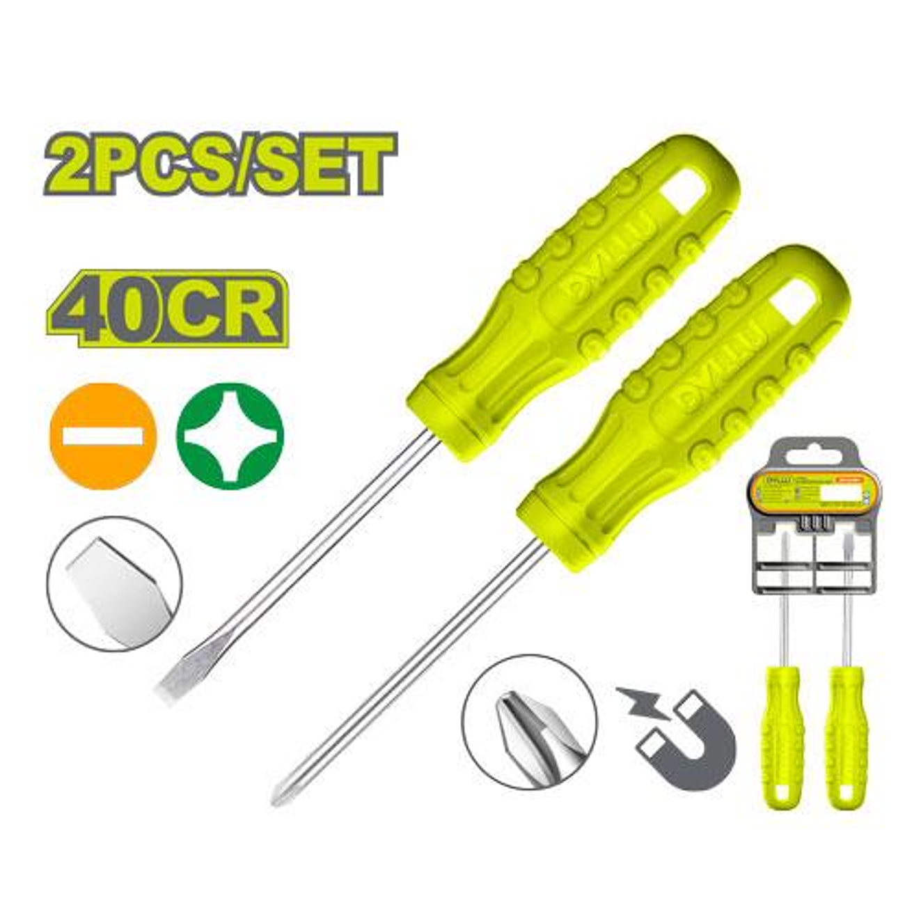 Juego Destornilladores 1/4X4