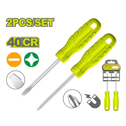 Juego Destornilladores 1/4X4