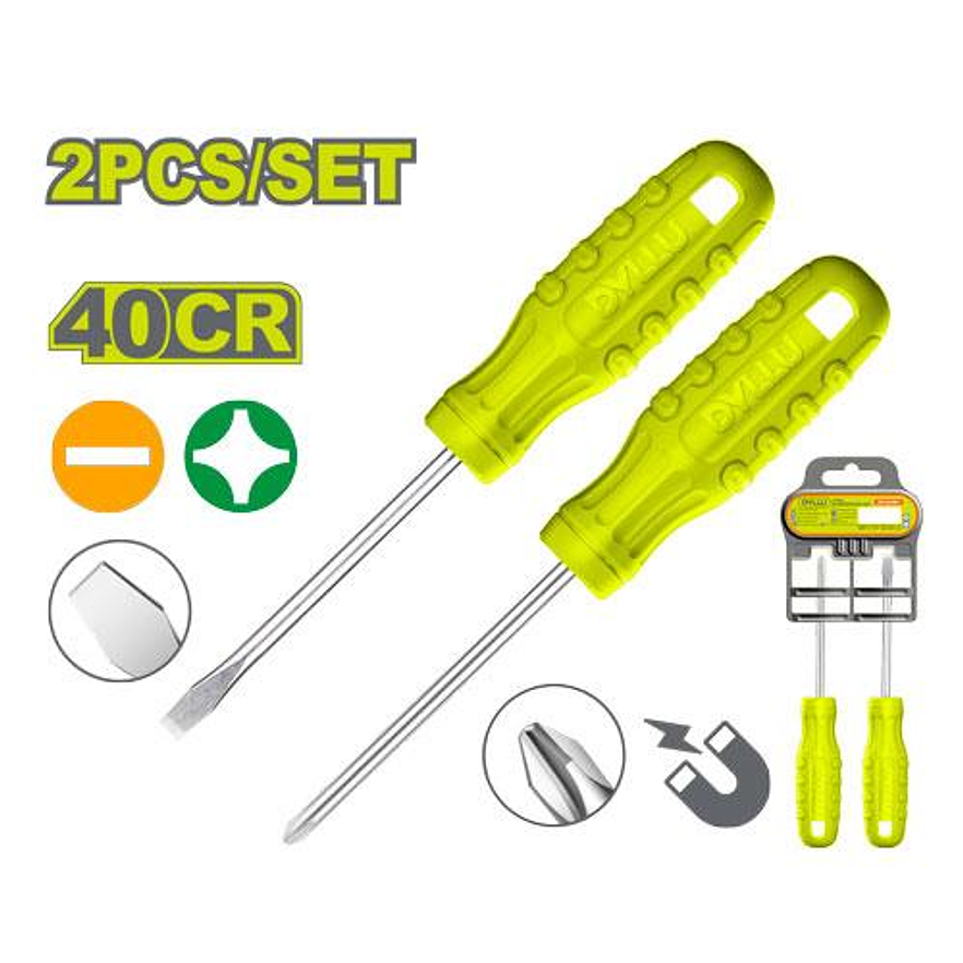 Juego Destornilladores 1/4X4