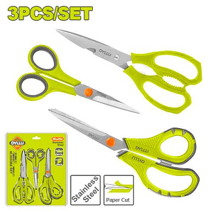 Juego de Tijeras DYLLU DTSX4603 3 Pzs