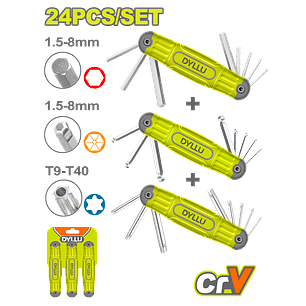 Juego de Llaves DYLLU DTHK4203 3 Pzs