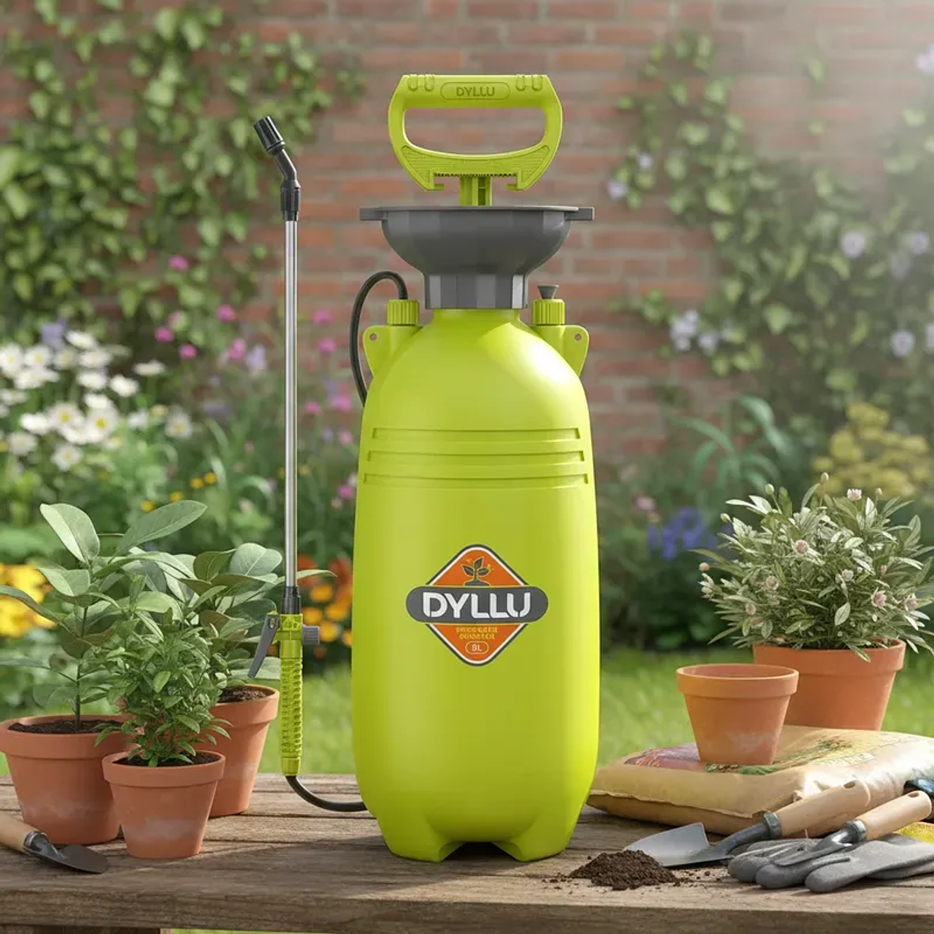 Fumigadora Pulverizador de Presión 60° DYLLU DTRS1580 Boquilla Regulable 2