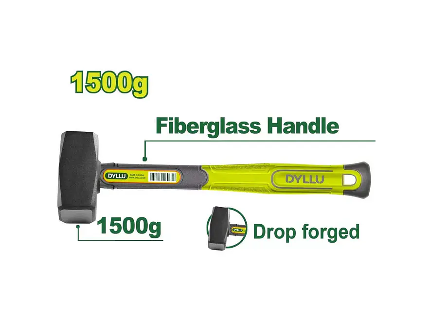 Porra 3 lb DYLLU DTHM2315 Mango Fibra de Vidrio - Envío a todo Colombia | aztools.co