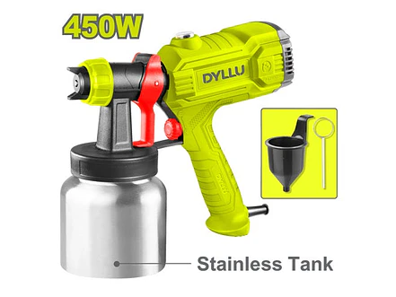 Pistola para Pintar Eléctrica 800ml DYLLU UDTEG1A02 450W Vaso Metálico - Envío a todo Colombia | aztools.co