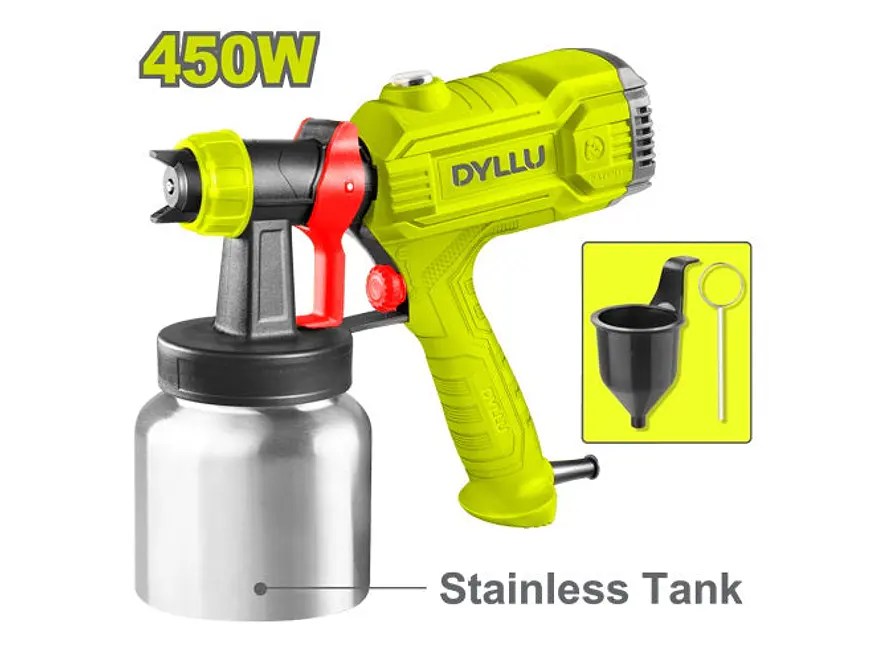 Pistola para Pintar Eléctrica 800ml DYLLU UDTEG1A02 450W Vaso Metálico - Envío a todo Colombia | aztools.co