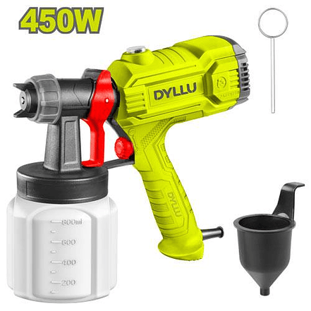 Pistola para Pintar Eléctrica 800ml DYLLU UDTEG1A45 Potencia 450W