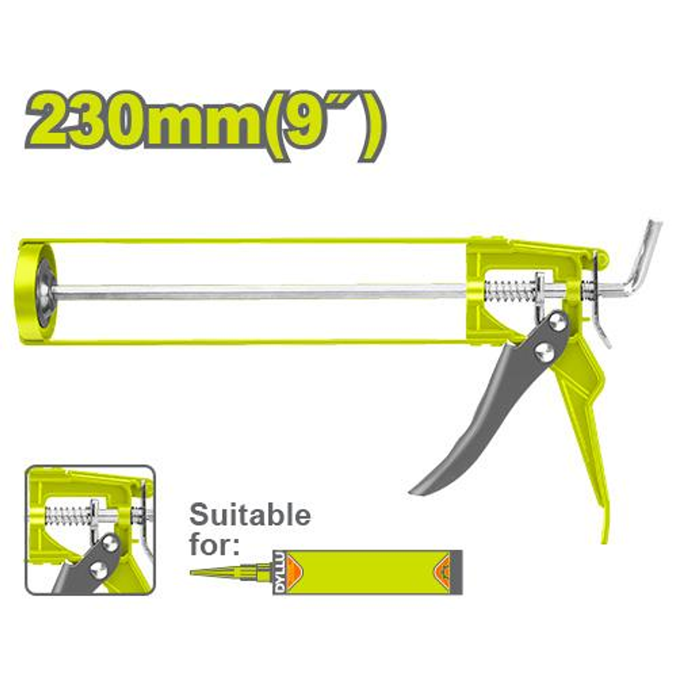 Pistola de Calafateo 9