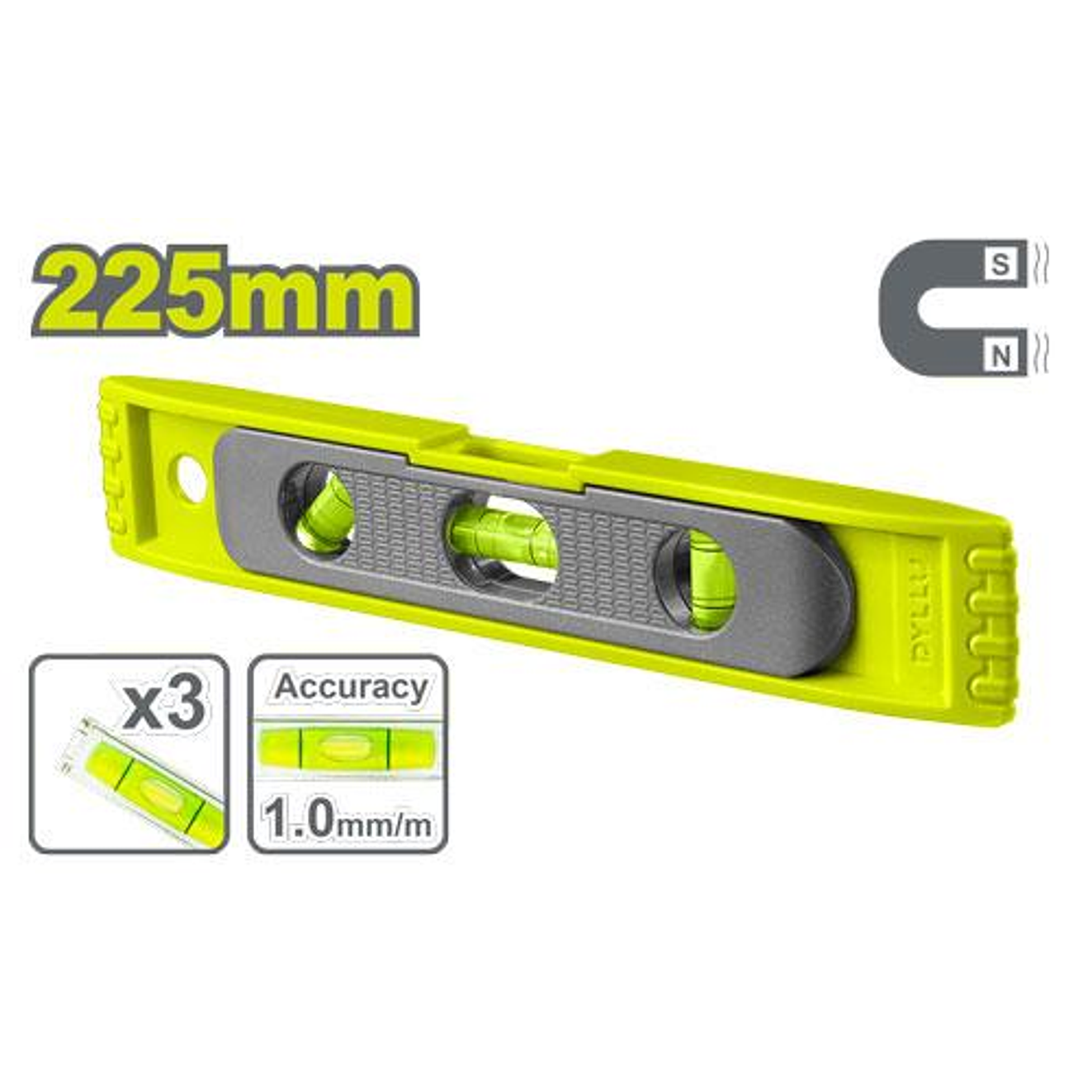 Nivel Torpedo Imantado DYLLU DTSL4320 Longitud 225mm