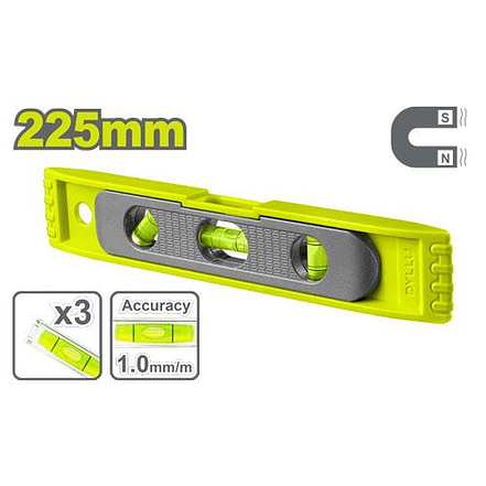 Nivel Torpedo Imantado DYLLU DTSL4320 Longitud 225mm