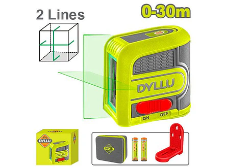 Nivel Láser DYLLU DTLE2M03 0-30m Luz Verde - Envío a todo Colombia | aztools.co