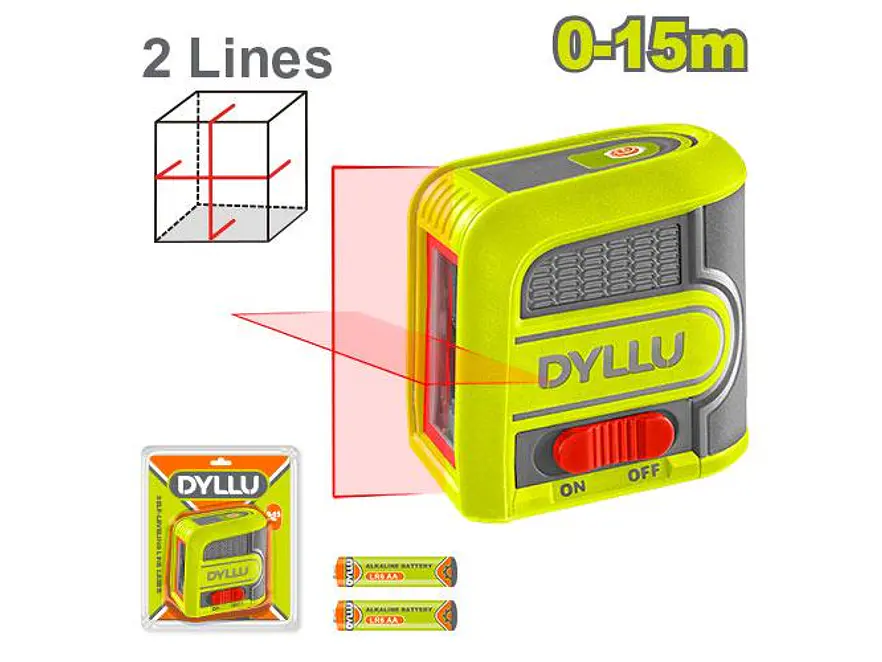 Nivel Láser DYLLU DTLE1M03 0-15m Luz Roja - Envío a todo Colombia | aztools.co