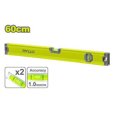 Nivel de Aluminio DYLLU DTSL2G60 Longitud 60cm