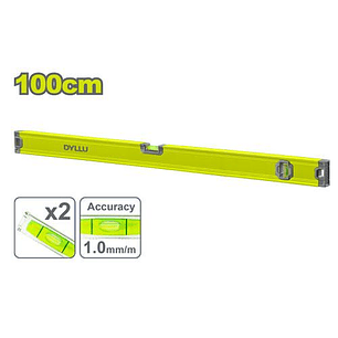 Nivel de Aluminio DYLLU DTSL2G100 Longitud 100cm