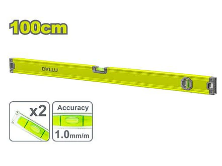 Nivel de Aluminio DYLLU DTSL2G100 Longitud 100cm - Envío a todo Colombia | aztools.co