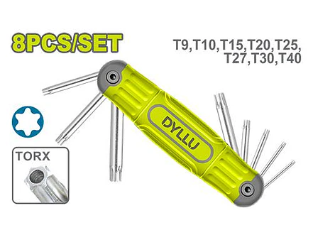 Torx Navaja DYLLU DTHK3281 Puntas Múltiples - Envío a todo Colombia | aztools.co