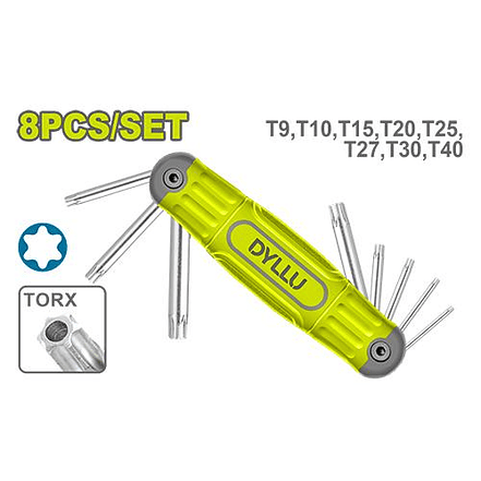 Torx Navaja DYLLU DTHK3281 Puntas Múltiples