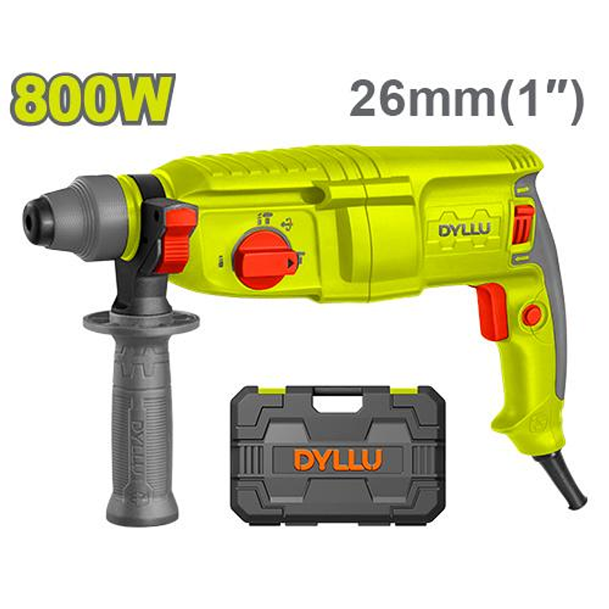 Taladro Rotomartillo SDS PLUS DYLLU UDTRH1D26 Potencia 800W 120V - Envío a todo Colombia | aztools.co
