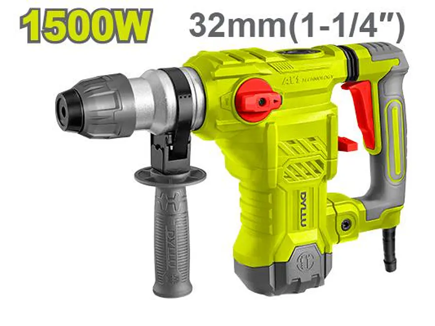 Taladro Rotomartillo SDS PLUS  Potencia 1500W  DYLLU UDTRH2D32 - Envío a todo Colombia | aztools.co