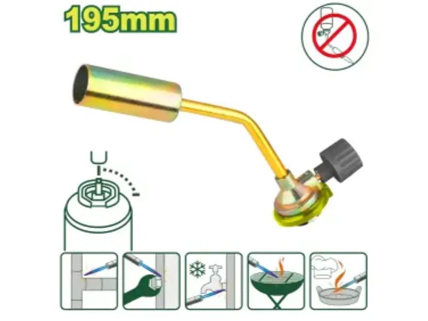 Soplete de Gas DYLLU DTFG2602 Longitud 195mm - Envío a todo Colombia | aztools.co
