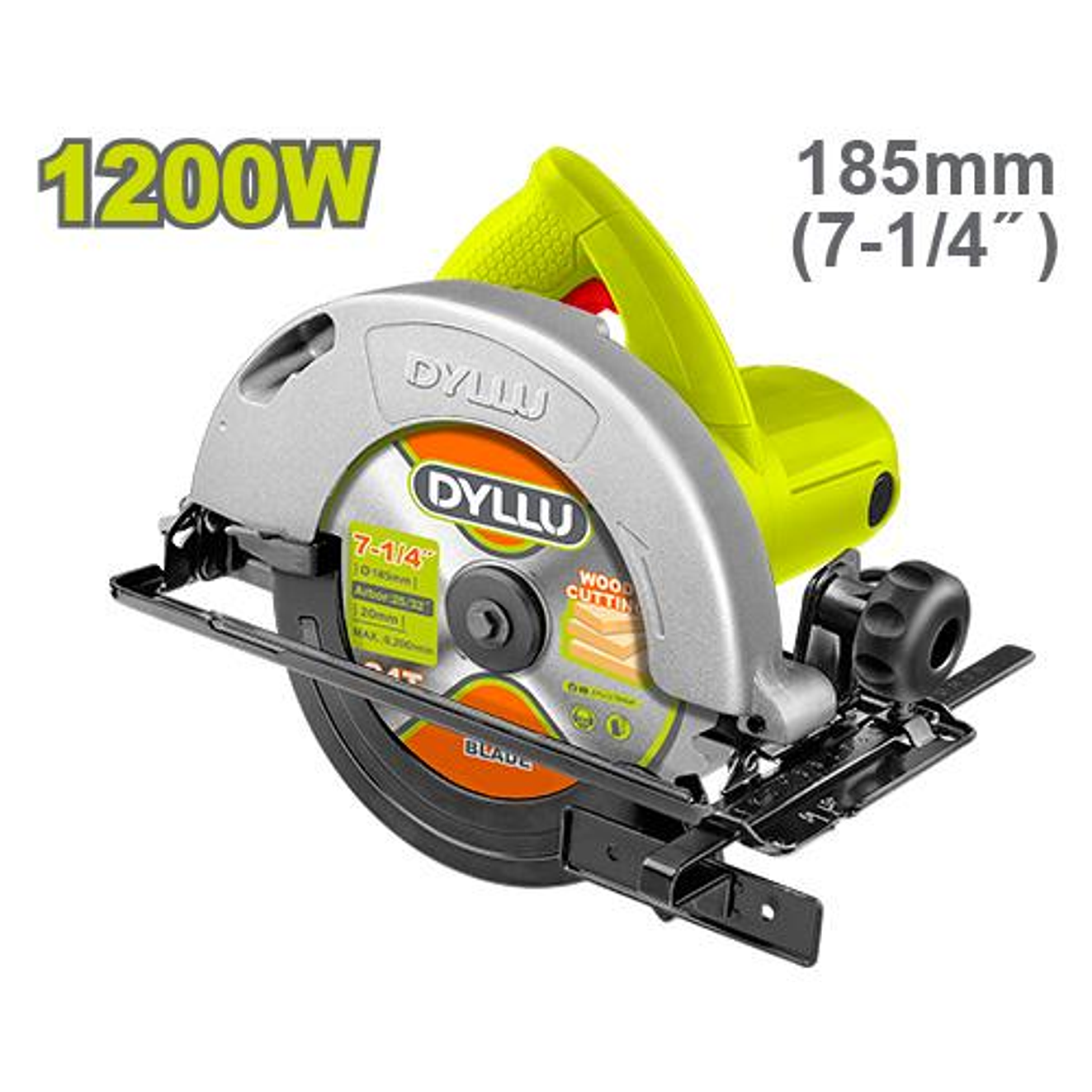 Sierra Circular 7 1/4 DYLLU UDTCW1512001 Potencia 1200W 120V