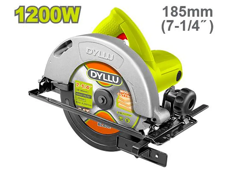 Sierra Circular 7 1/4 DYLLU UDTCW1512001 Potencia 1200W 120V - Envío a todo Colombia | aztools.co
