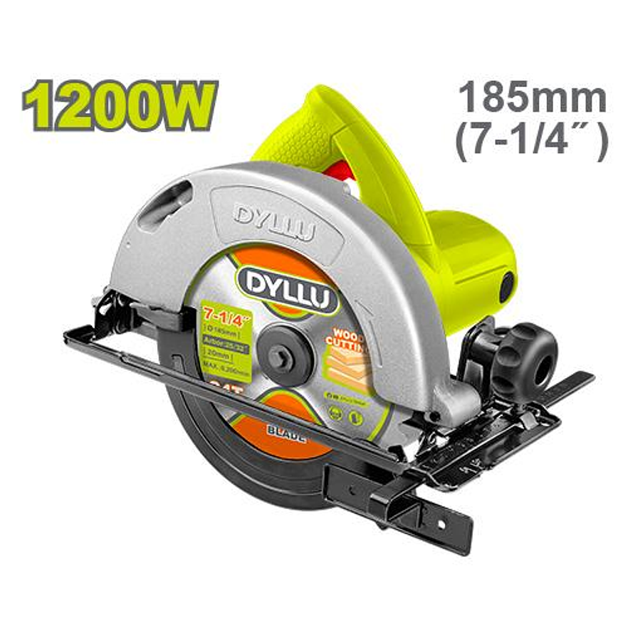 Sierra Circular 7 1/4 DYLLU UDTCW1512001 Potencia 1200W 120V - Envío a todo Colombia | aztools.co