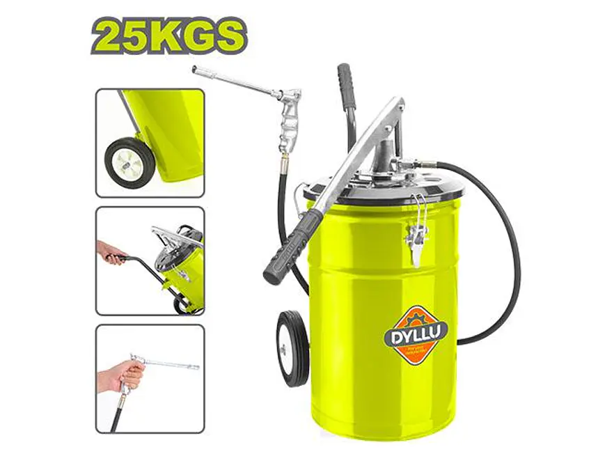 Engrasadora Neumática DYLLU DTHY2A25 Capacidad 25L - Foto 1 | aztools.co