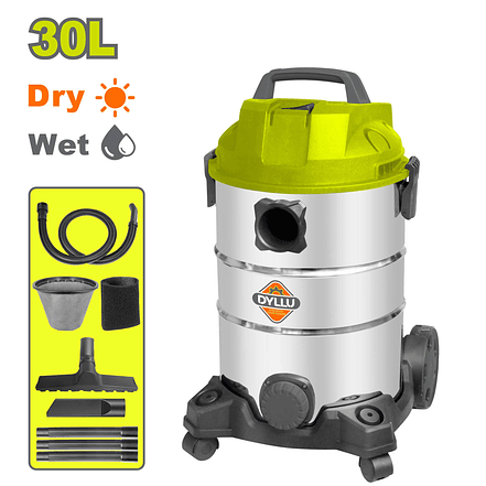 Aspiradora y Sopladora Humedo y Seco 30L DYLLU UDTVR4A30 Potencia 1100W