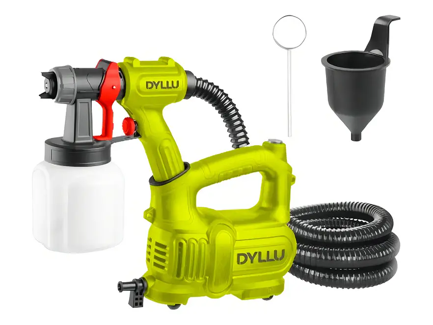  Pistola de Pintar Elèctrica Industrial 800ml DYLLU  Potencia 550W - Envío a todo Colombia | aztools.co