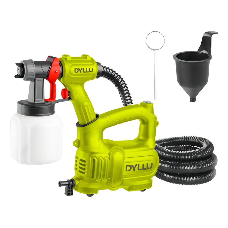  Pistola de Pintar Elèctrica Industrial 800ml DYLLU  Potencia 550W - Envío a todo Colombia | aztools.co