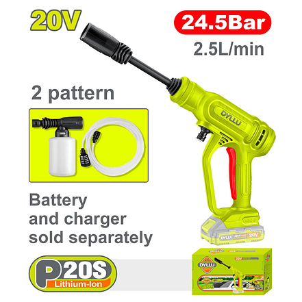 Hidrolavadora Inalámbrica DYLLU DTQX0120 Voltaje 20V