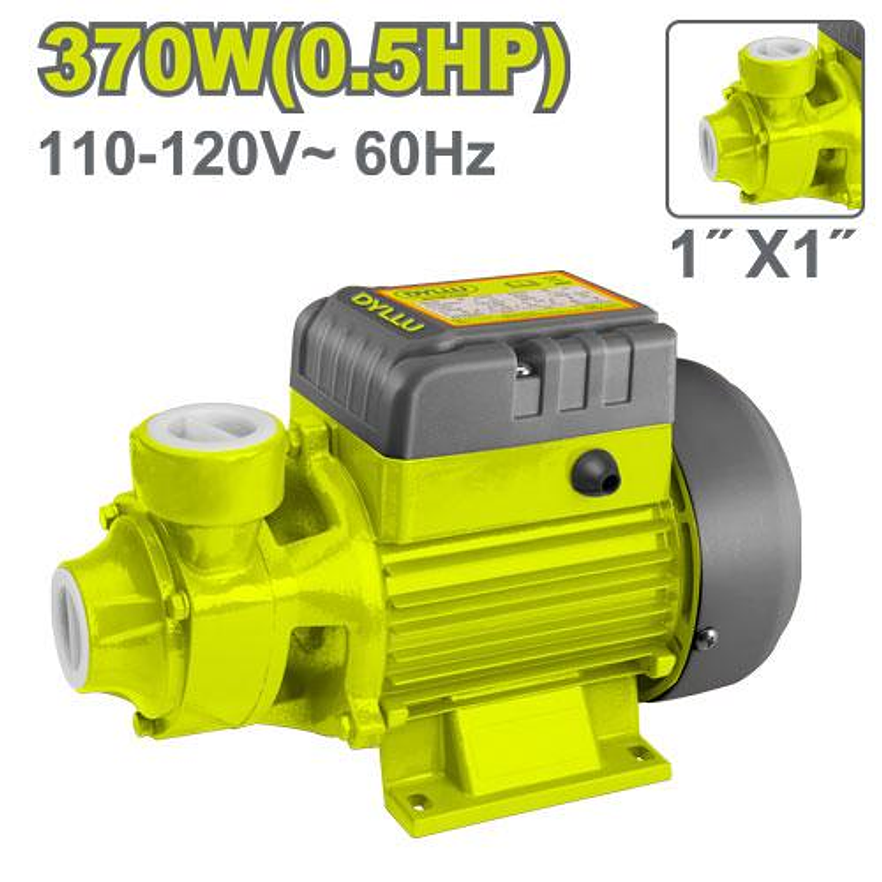 Electrobomba Periférica 1/2 HP DYLLU UDTWPVA01 - 370W / 30m Altura Máxima - Envío a todo Colombia | aztools.co