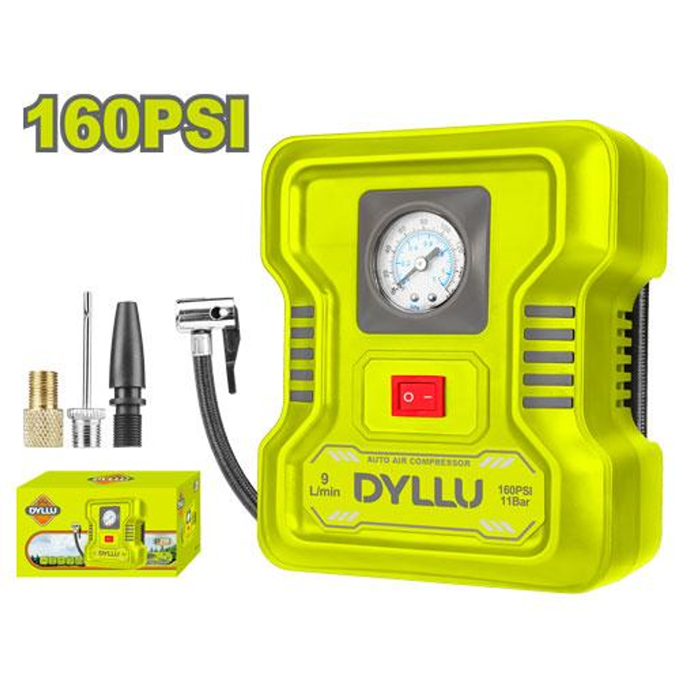 Compresor de Aire DYLLU DTAAC501 Presión 160 Psi