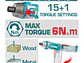 Atornillador Inalámbrico 8V TOTAL TSDLI08025 Industrial 6Nm Kit 17 Piezas - Miniatura 2 | aztools.co