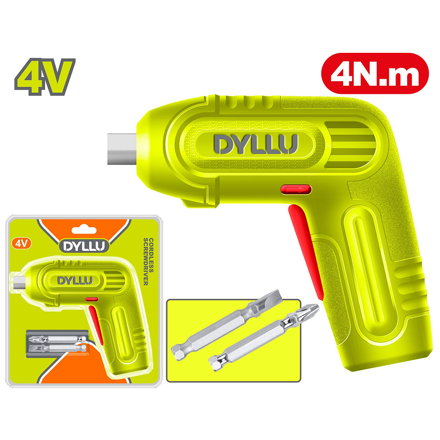 Atornillador Inalámbrico 4V DYLLU DTCV4628 Torque 4NM - Envío a todo Colombia | aztools.co