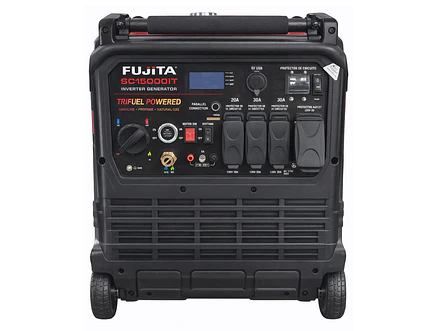 Planta Eléctrica a Gas, FUJITA SC15000IT 12kW Trifuel (Inverter, 120V/240V) - Foto 2 | aztools.co