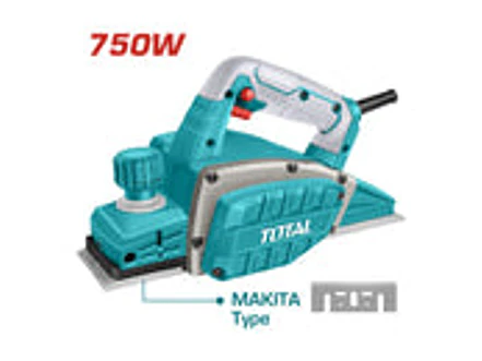 Cepillo Eléctrico Industrial TOTAL UTL7508226 750W Ancho 82mm - Foto 2 | aztools.co