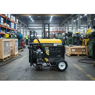 Planta Eléctrica ADVANCE AG15000E 13000 Watts Màximo,  gasolinas monofàscio arranque Electrico